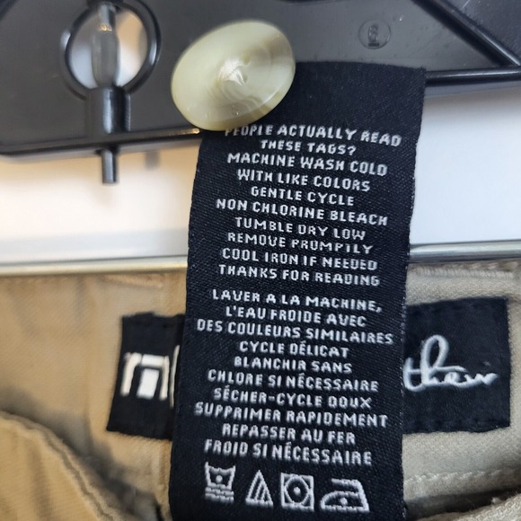 Travis Mathews Men's Shorts, Khaki, Size 32 - Picture 5 of 8